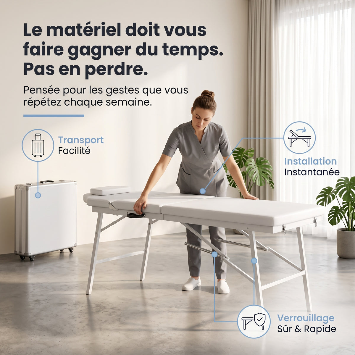 Table de Massage Pliante | WORTA
