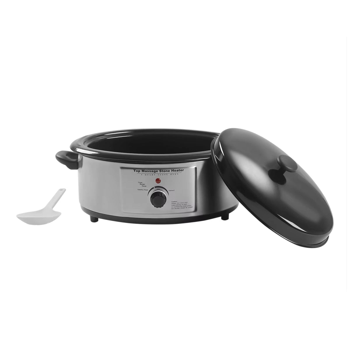 Appareil chauffe-pierre en inox, image de la collection massage aux pierres chaudes Image